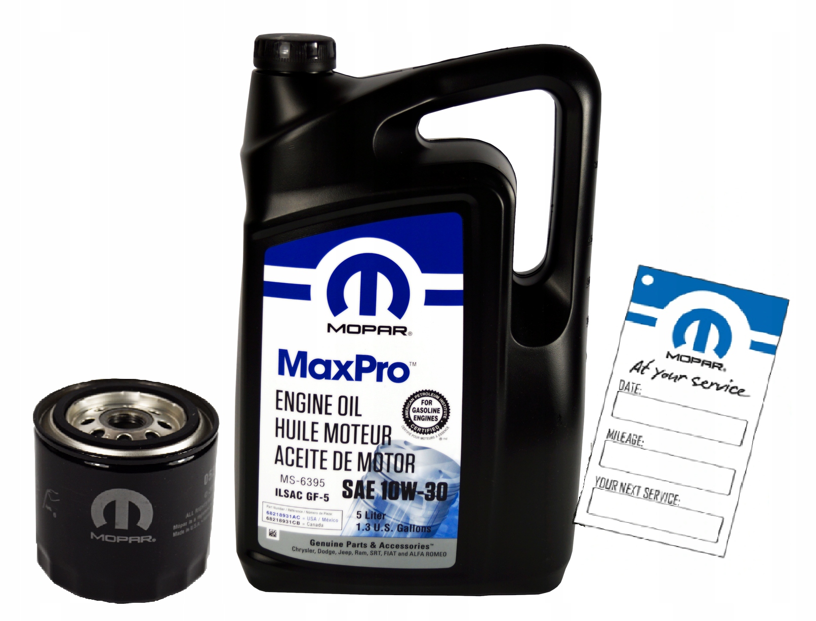 Mopar 10W30 5L filtr MO-090/0FE00292 Chrysler