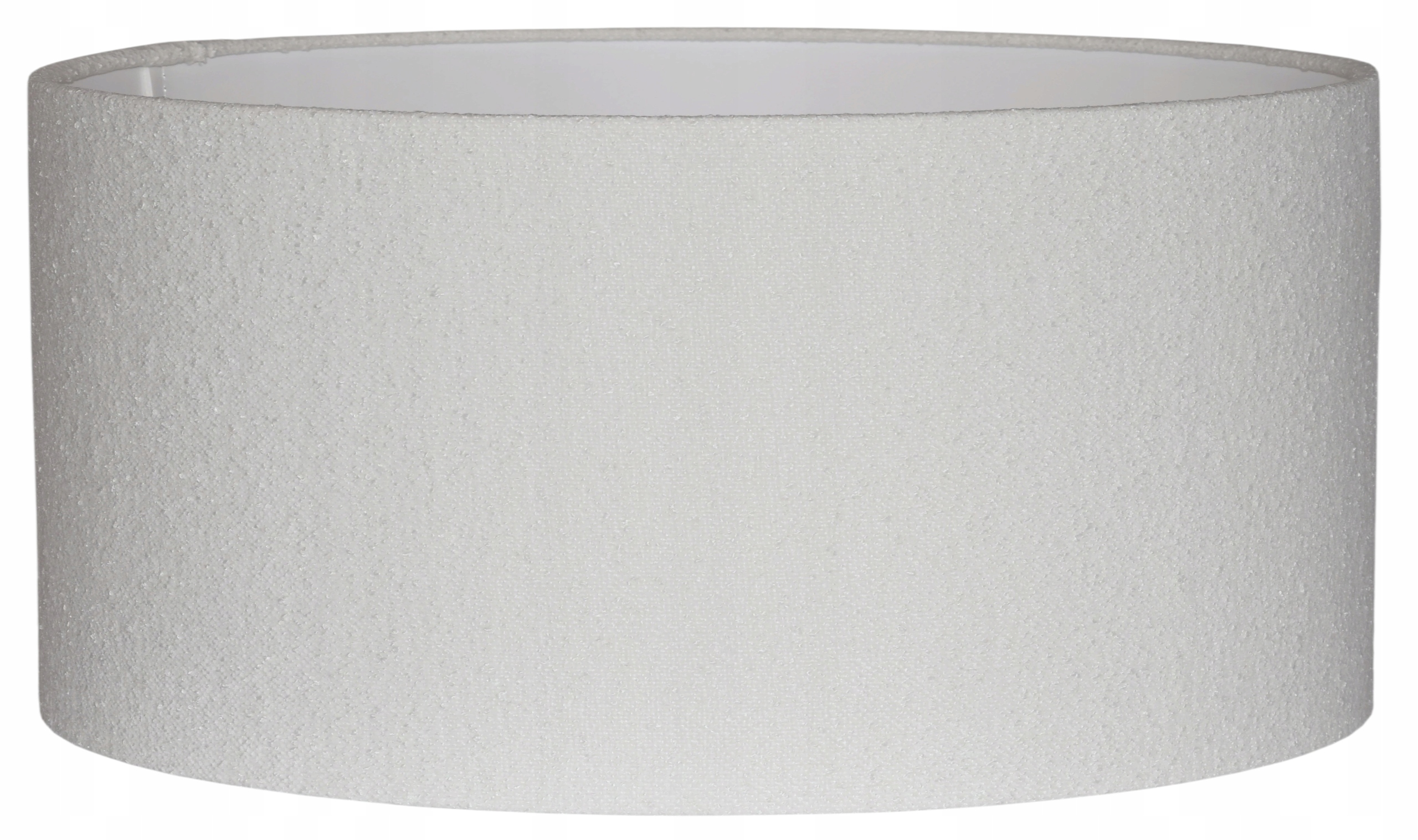 Stínidlo válec E27 bílé Boucle ⌀ 40 cm h20 Zavinovací okraje Venosa