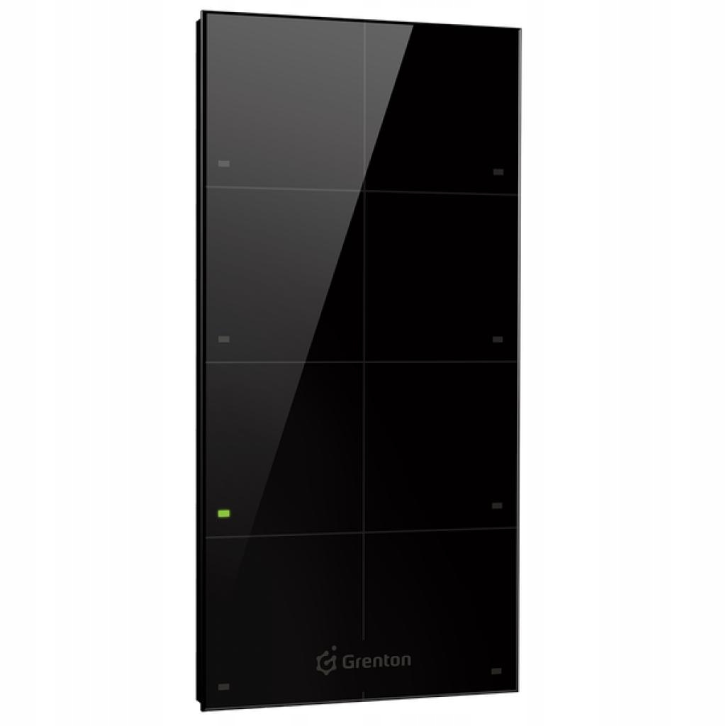 Panel dotykowy Włącznik Touch Panel 8B czarny Grenton TPA-208-T-01