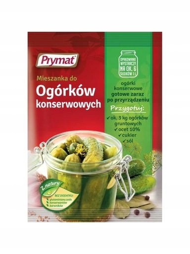 Levně 10 x Prymat Směs na konzervované okurky 40 g