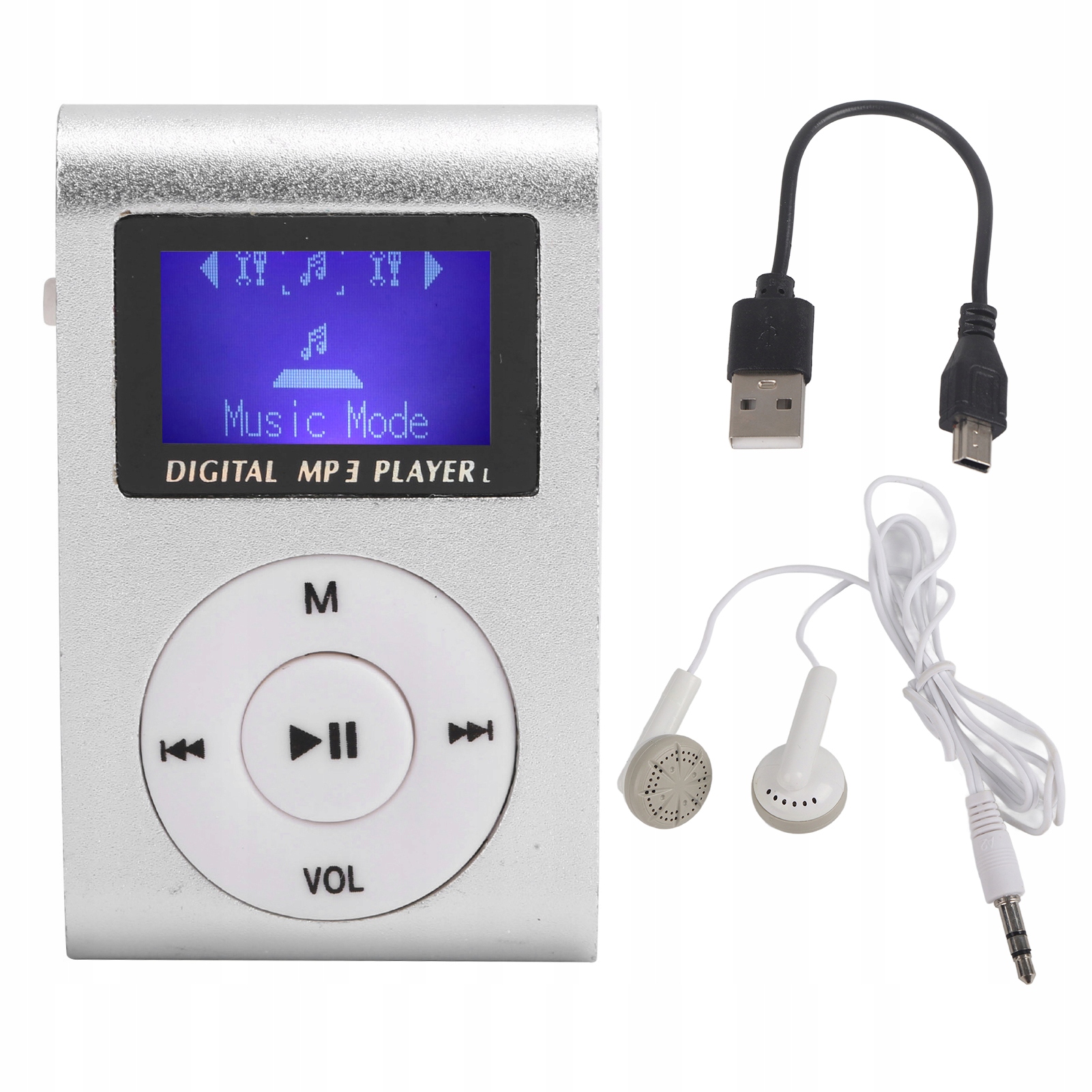 ODTWARZACZ MP3 32GB DYKTAFON SŁUCHAWKI ZESTAW