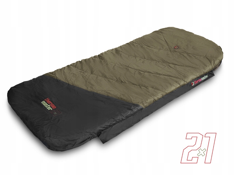 Spací pytel Delphin ThermoMASTER 2x1, 220x90 cm Dva samostatné spací pytle v jednom