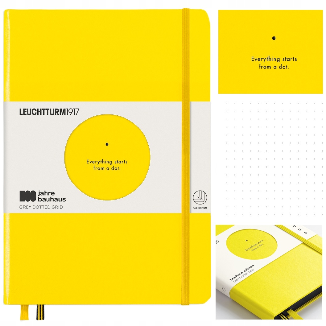 LEUCHTTURM1917 Notatnik Notes A5 Kropka bullet journal w kropki Bauhaus