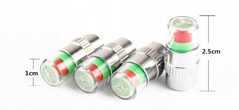 NAKRĘTKI NA WENTYLE WENTYLKI MIERNIK CIŚNIENIA OPON CHROMOWANE OPONY Producent inny