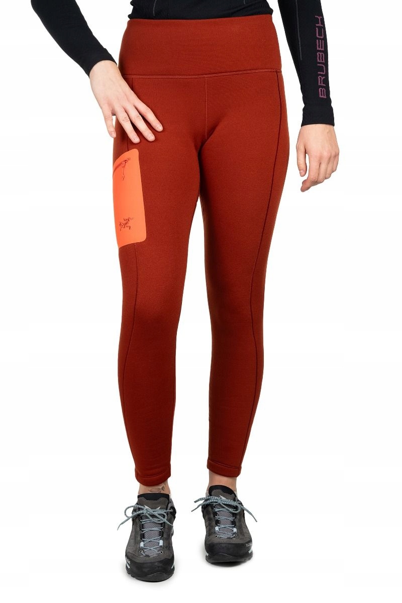 Arcteryx Dámské trekové legíny Kyanite Bottom Women vínové m