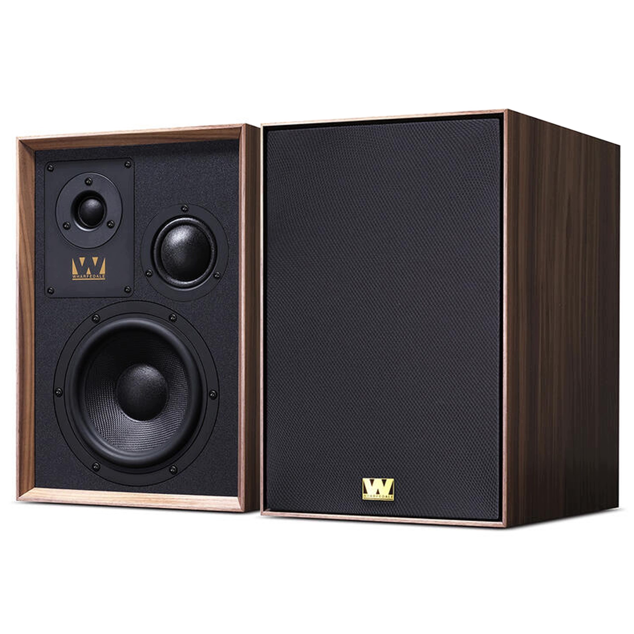 Wharfedale Denton Kolumny Podstawkowe 3-DROŻNE Orzech Walnut Para
