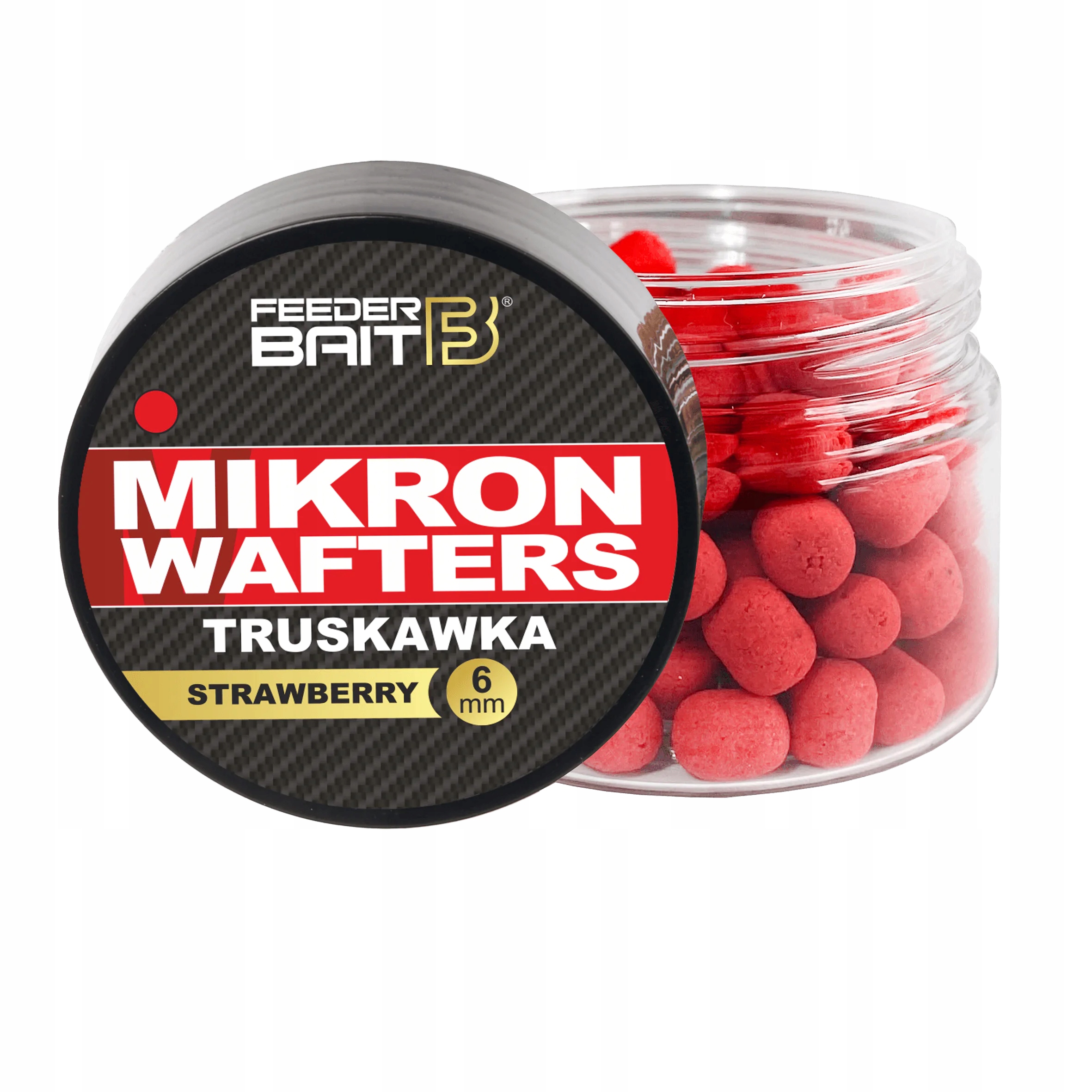 Przynęta Feeder Bait Mikron Wafters 6mm Truskawka