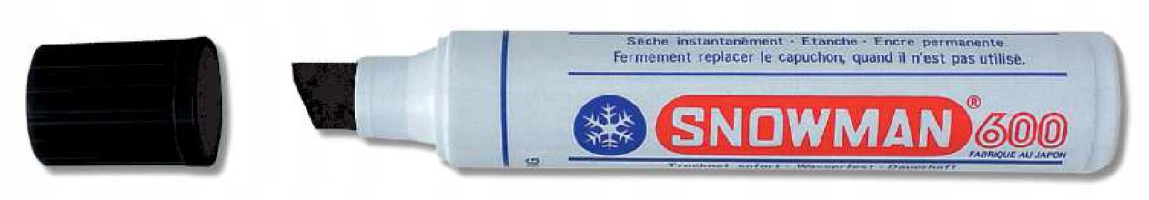 

Marker permanentny czarny Snowman Jumbo 600 1 szt.