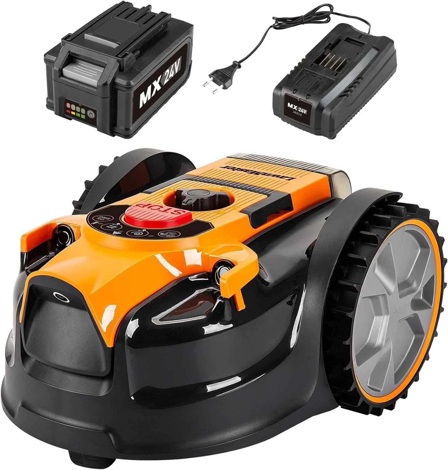 Robotická sekačka LawnMaster VBRM16 OcuMow pro Trávy bez kabelu