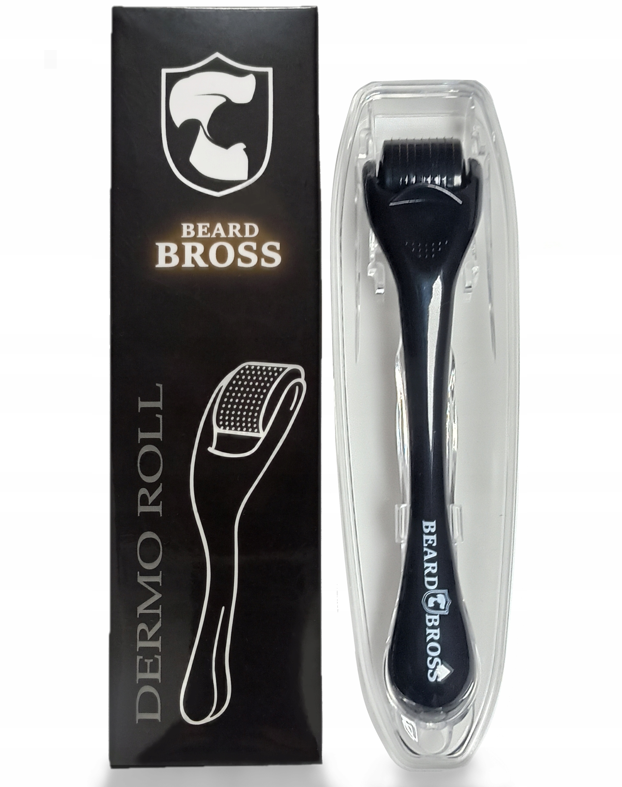 Dermo Roll Gęsta Broda Łysienie Mezoterapia Zarost Brody Włosy Beard Bross