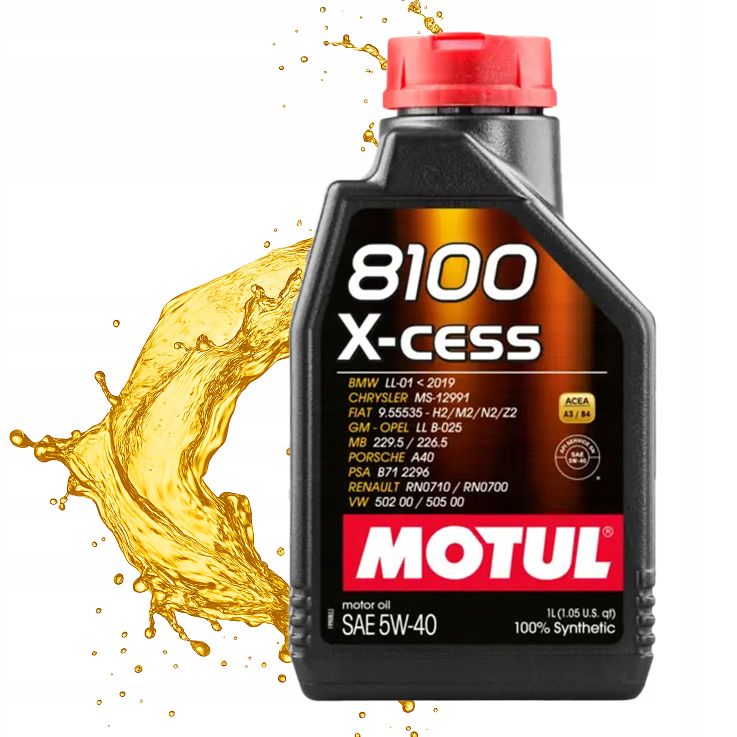 Olej silnikowy Motul 5W-40 8100 X-cess 1L