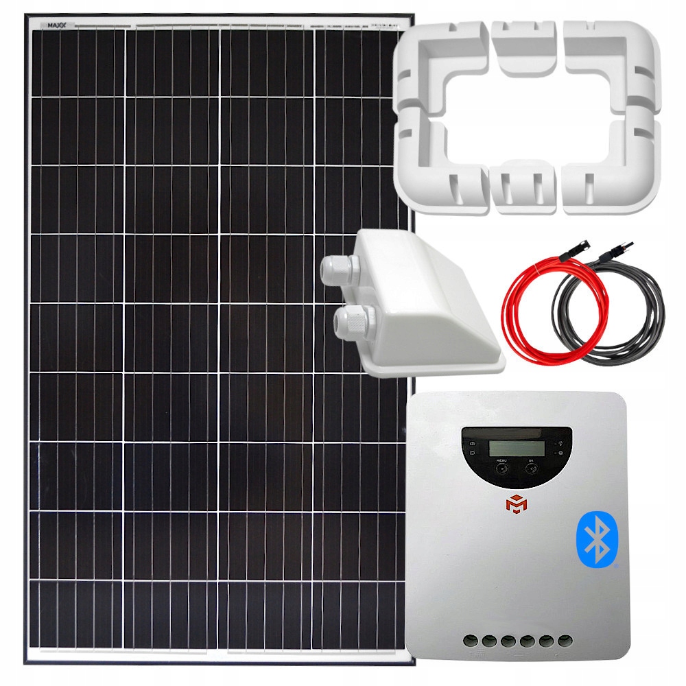 Solární Panel Solární Baterie 140W 12V S Regulátorem Mppt