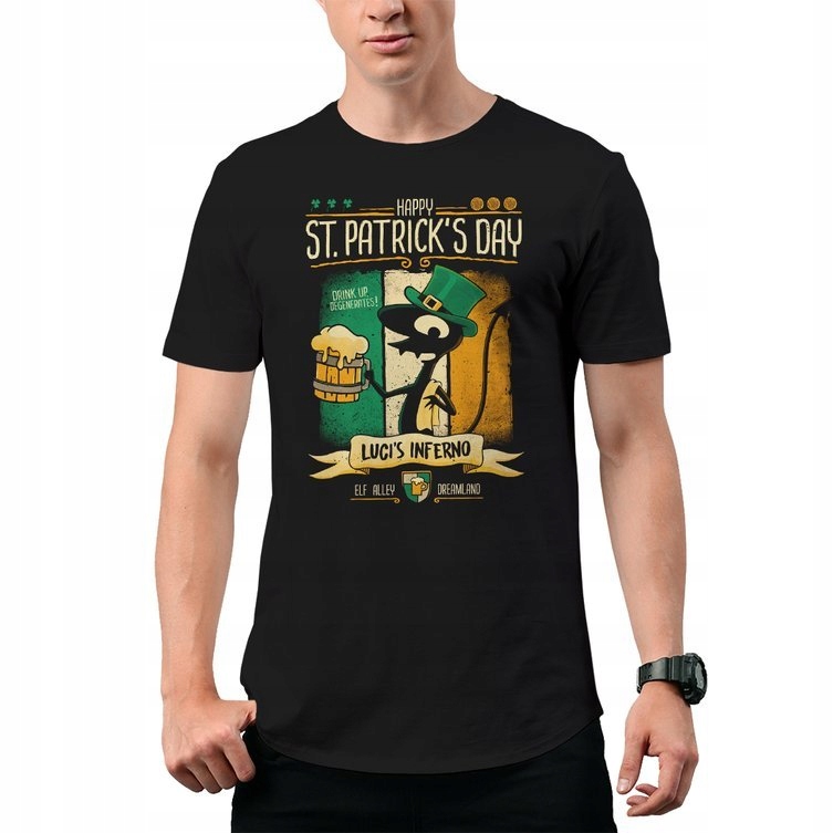 

Koszulka T-Shirt St Patrick's Day Luci S