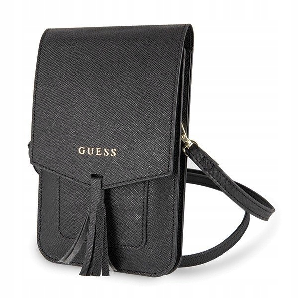 

Guess Torebka na smartfona czarna/black Saffiano