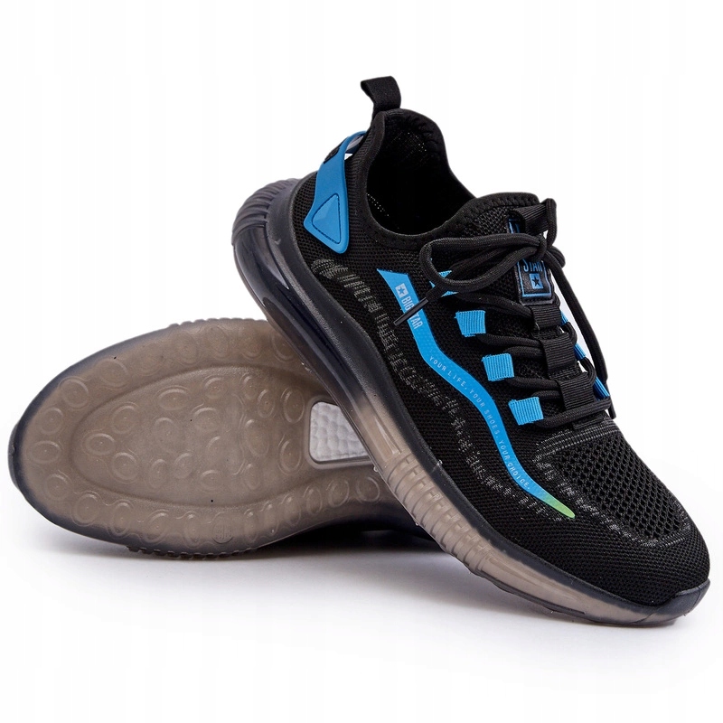 Pánské Sportovní Boty Hi-poly Systém Big Star NN174450 Černé 40