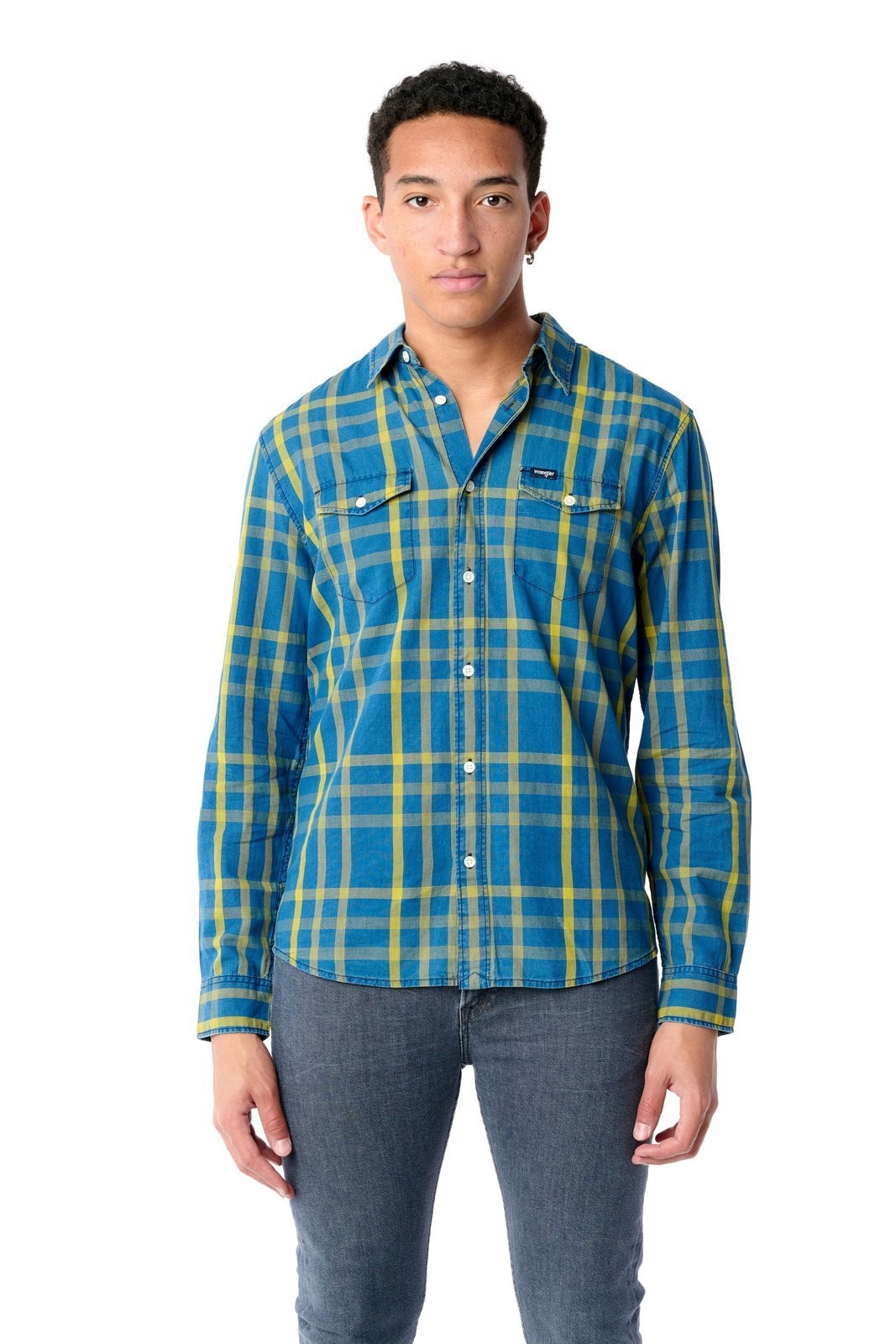 

Wrangler 2PKT Flap Shirt Lemon Chrom W5A56CY07 XXL