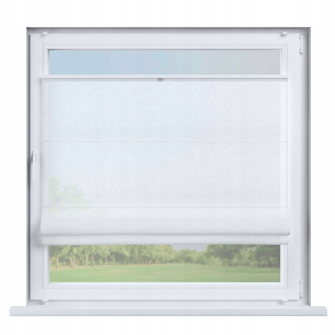 Dekoria Plisovaná roleta rímska Sicília 120x150 biela