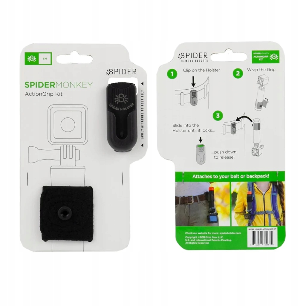 SpiderMonkey Action Grip – Držák typu gimbal klip