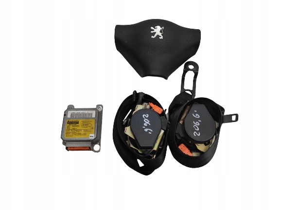 PEUGEOT 206 98- PODUSZKA KIEROWCY PASY MODUŁ 9636894080