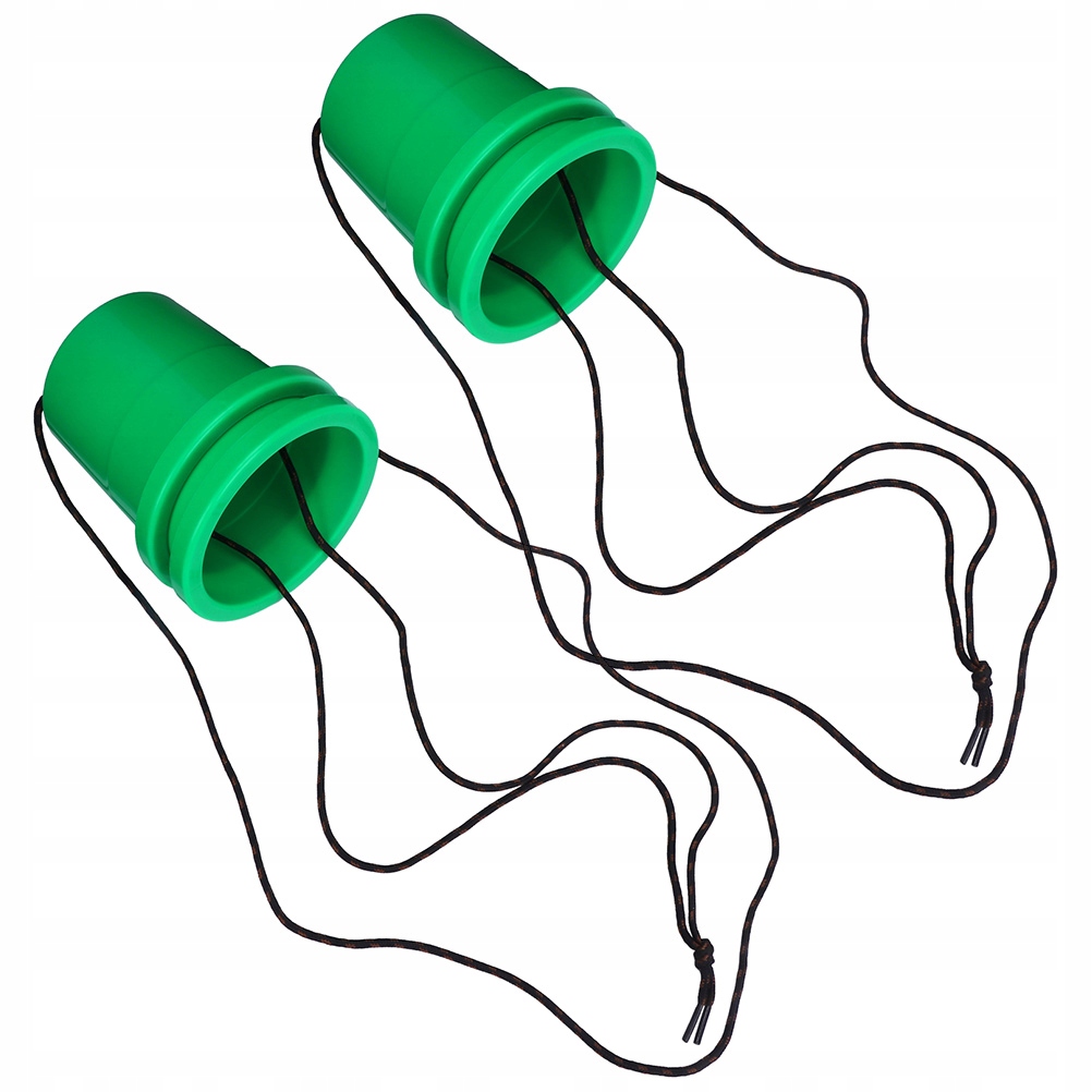 2 PARY ZIELONYCH CHODAKÓW DLA DZIECI DO ĆWICZEŃ RÓWNOWAGI