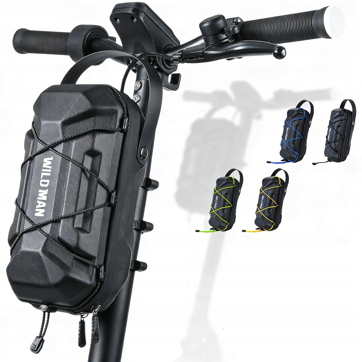 Torba Na Hulajnogę Sakwa Na Kierownicę 3L Usztywniana Wodoodporna Czarna