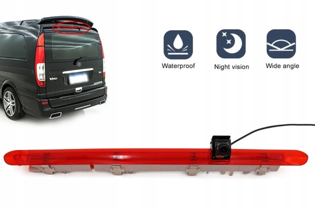 MONITOR KAMERA COFANIA 4PIN MERCEDES VITO 2016+ Marka Projack