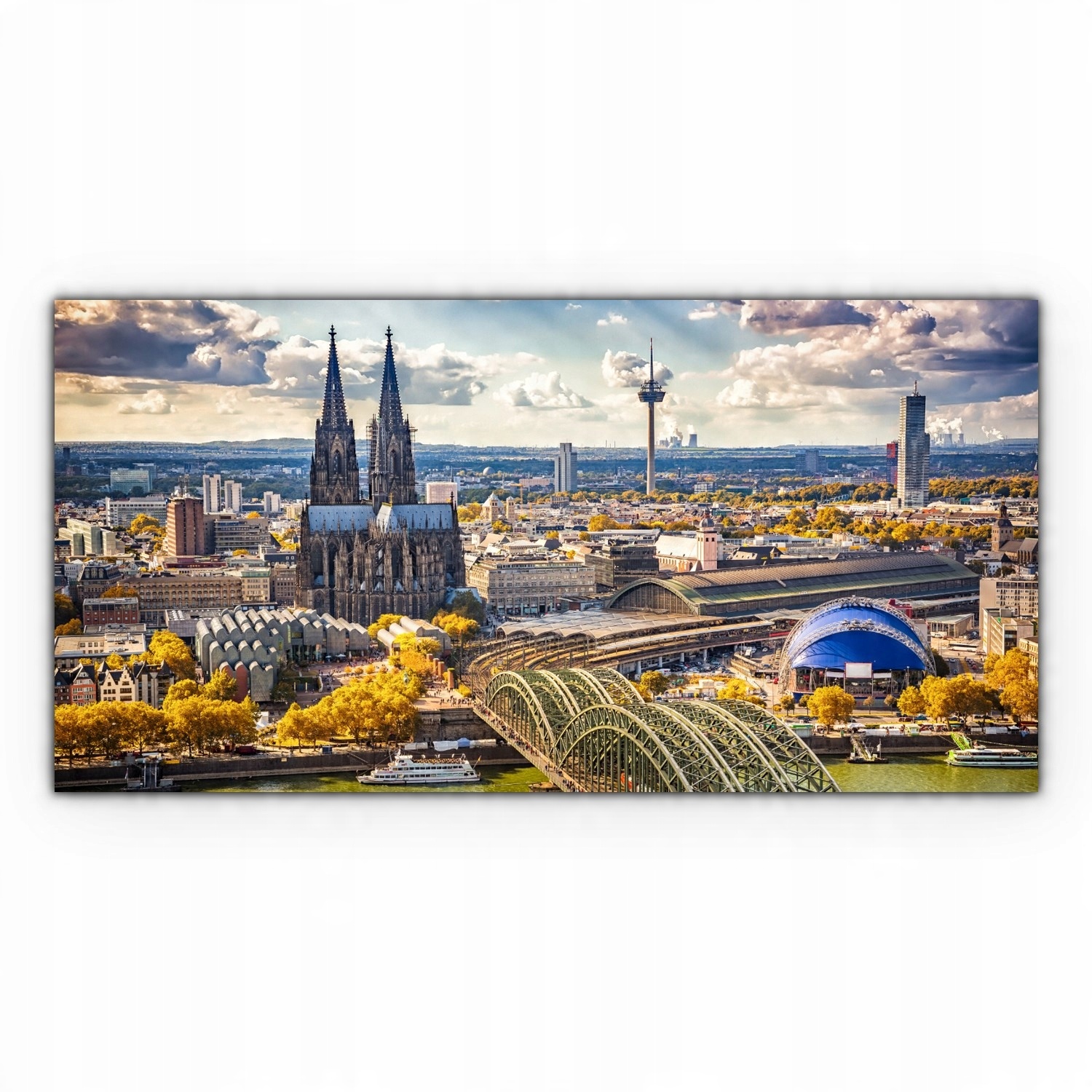 

Obraz płótno canvas 100x50 Rzeka Miasto Krajobraz