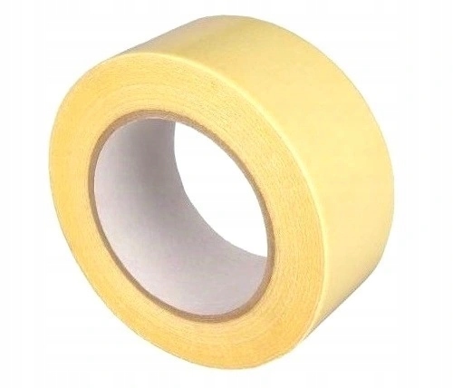 Taśma malarska HANDYMAN 48mm x 50m TAŚMA MASKUJĄCA STANDARD super JAKOŚĆ Kolor żółty