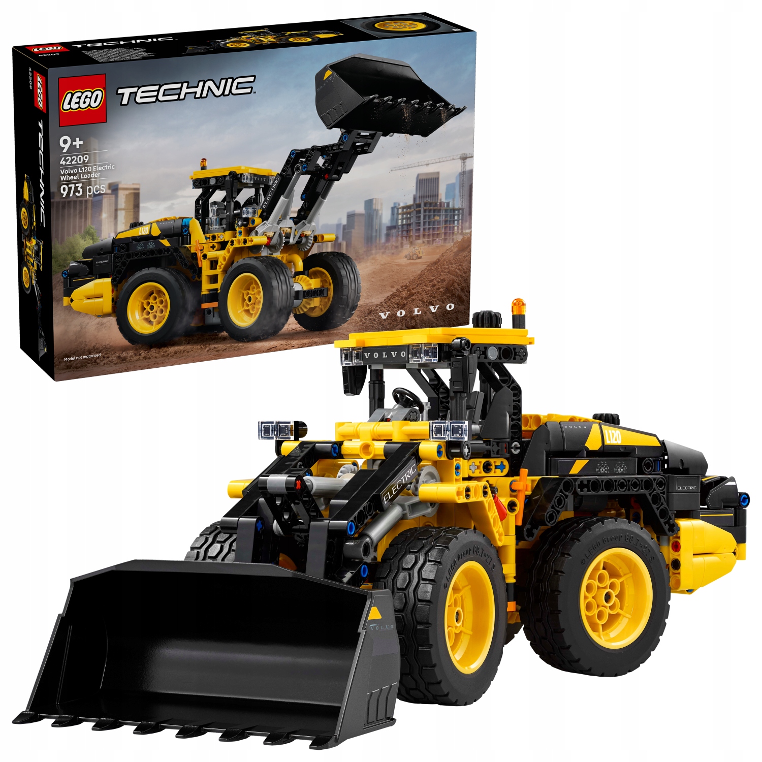 Lego Technic 42209 Kolový nakladač Volvo L120 Electric