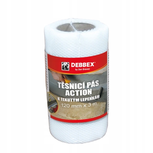 Těsnicí pás Action 120 mm, délka 50 m 50 m šedá