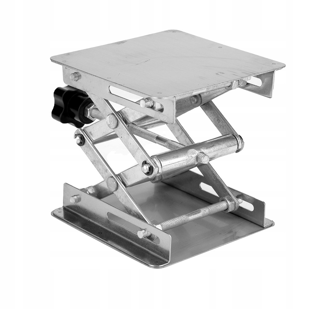 Podnośnik Laboratoryjny Nożycowy Stal Do Badań Eksperymentów 100x100mm