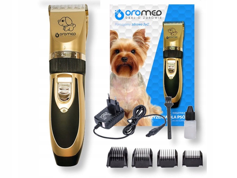 Maszynka do strzyżenia psów Oro-med Clipper Gold