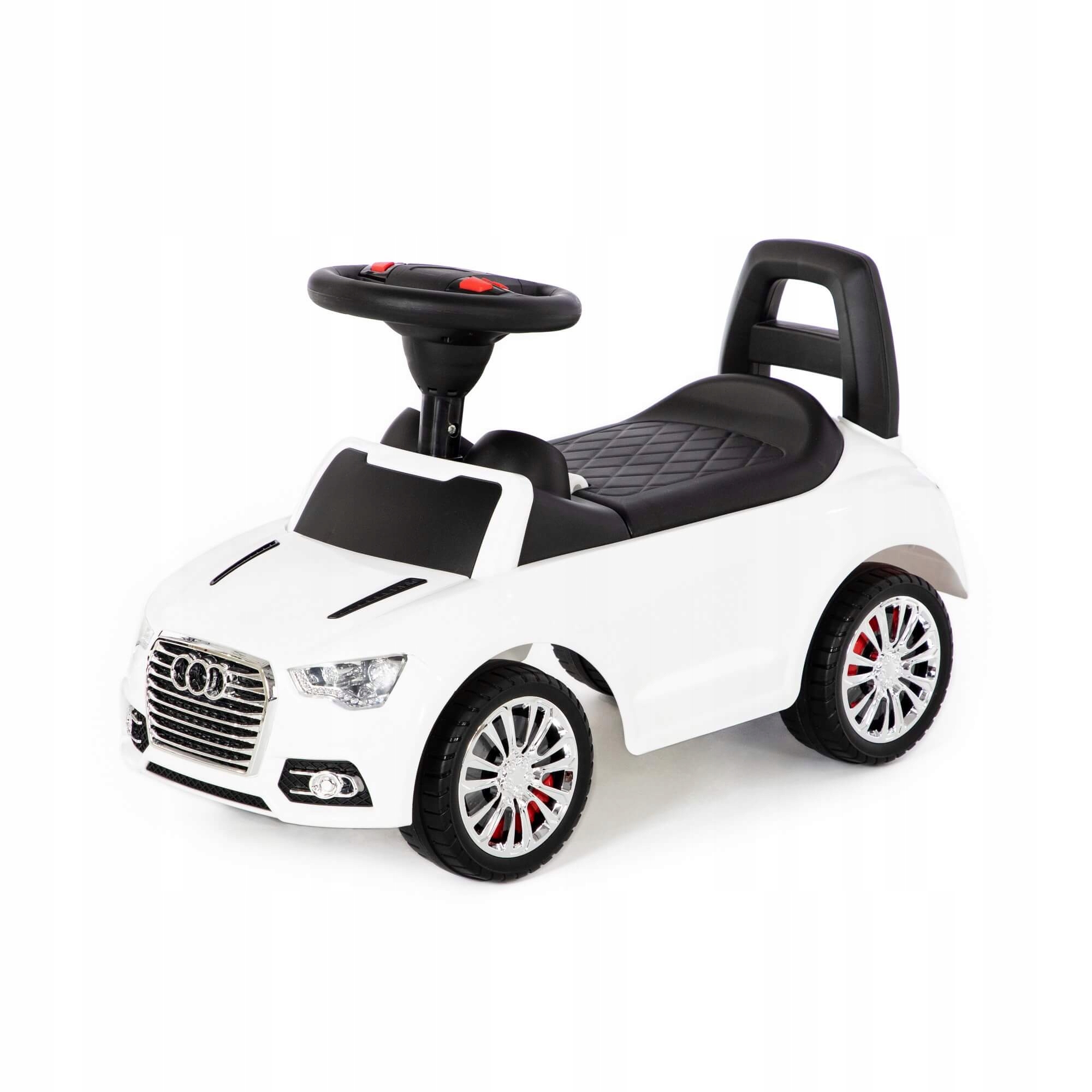 

Wader Jeździk SuperCar2 dźwięk Pchacz Auto Biały