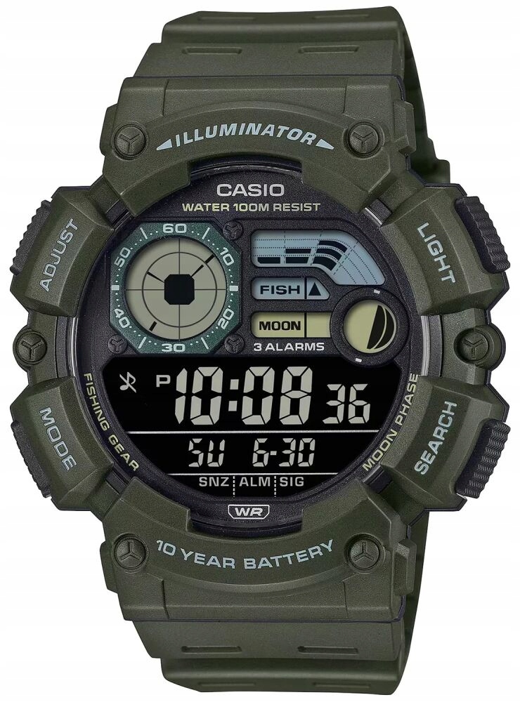 Zegarek Casio WS-1500H-3BVEF bieganie basen pływy