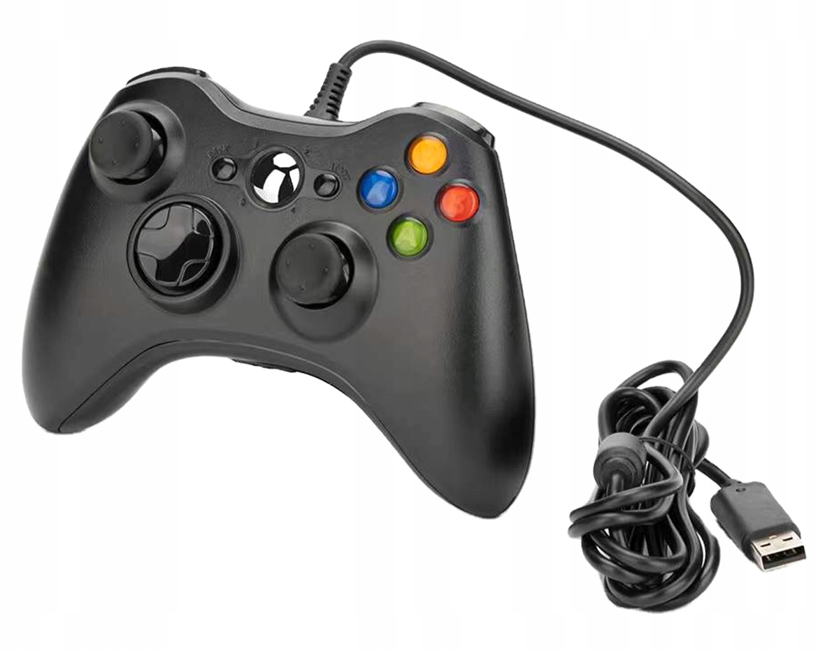 PAD GAMEPAD KONTROLER DO XBOX 360 PC PRZEWODOWY USB WIBRACJE X360 KX13