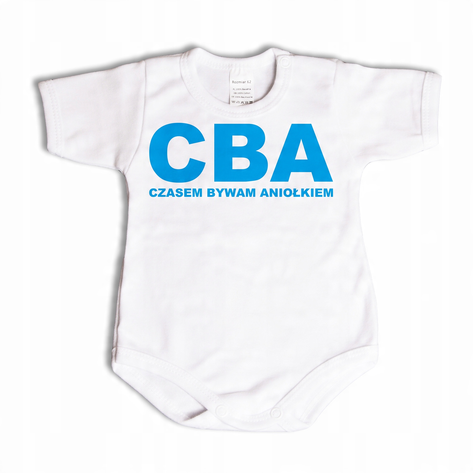 

Cba Czasem bywam aniołkiem body niemowlęce 92