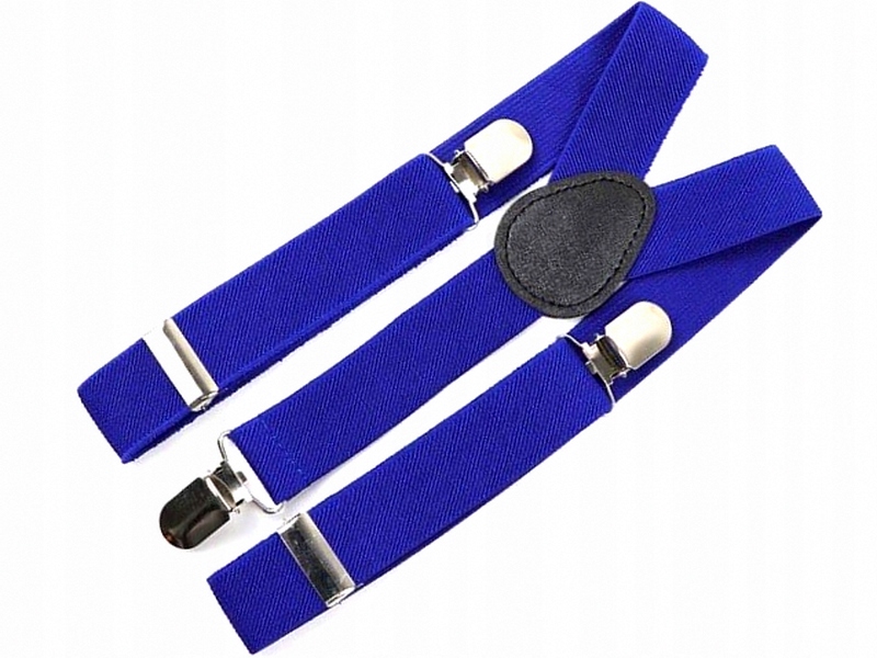 Niebieskie SZELKI CHŁOPIĘCE DZIECIĘCE Guma Marka Inna marka