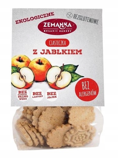 Levně 4x Zemanka Sušenky s jablkem bezlepkové Bio 100 g