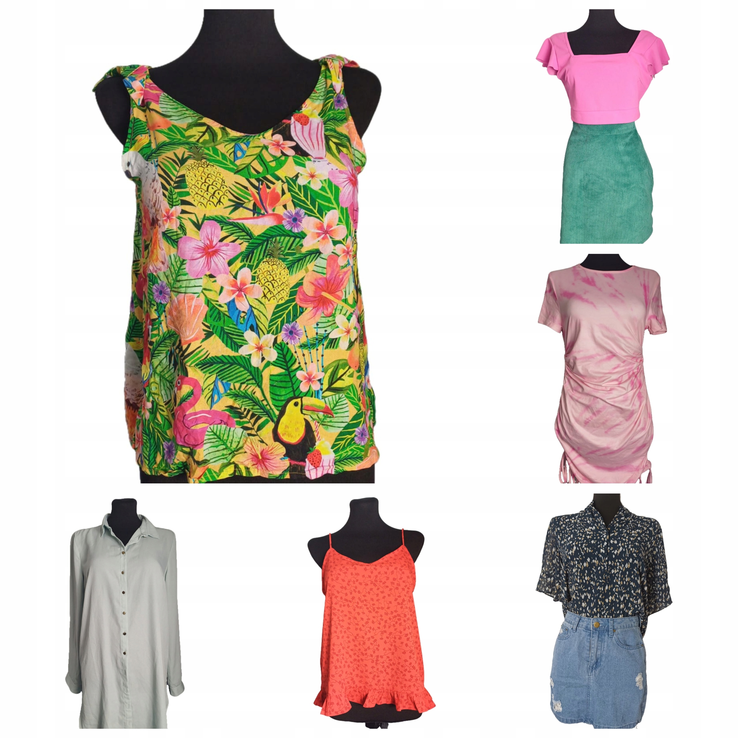 ODZIEŻ UŻYWANA DAMSKA LATO MIX SORT 13 ZŁ/KG