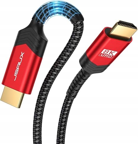 JSAUX Kabel HDMI HDMI 8K UHD oplot 1m CV0015 8K@60Hz 2szt