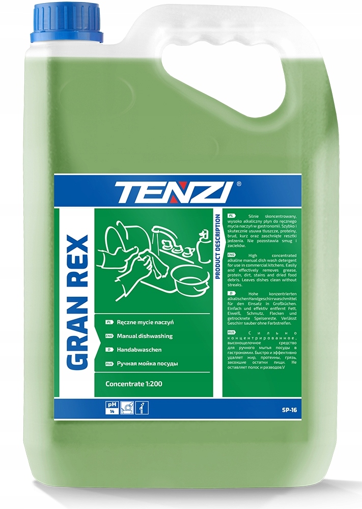 

Tenzi Gran Rex 5L Płyn Do Mycia Naczyń Koncentrat