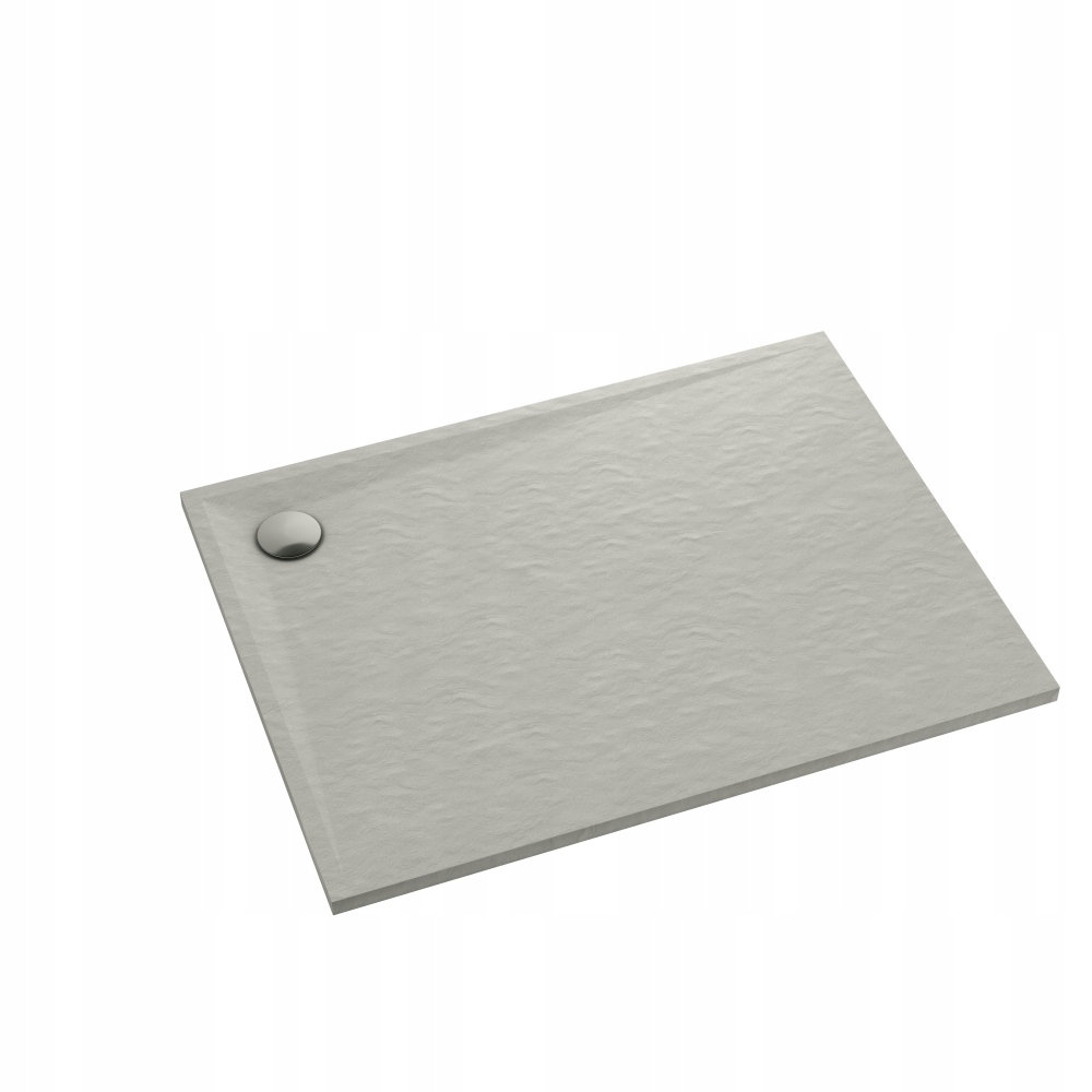 Kompozitní sprchová vanička Stabilsound Plus Libra Cement Stone 80 x 140 cm