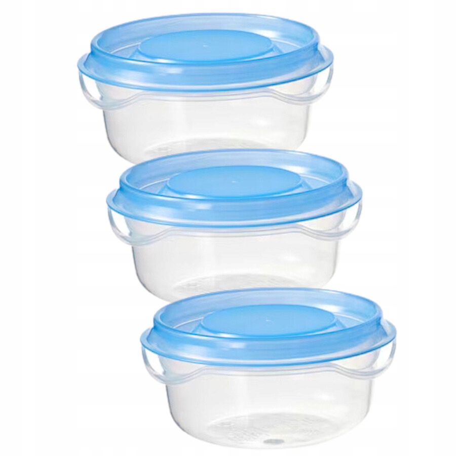 

Pojemniki Na Żywność Ikea Pruta Niebieskie 3x70 ml