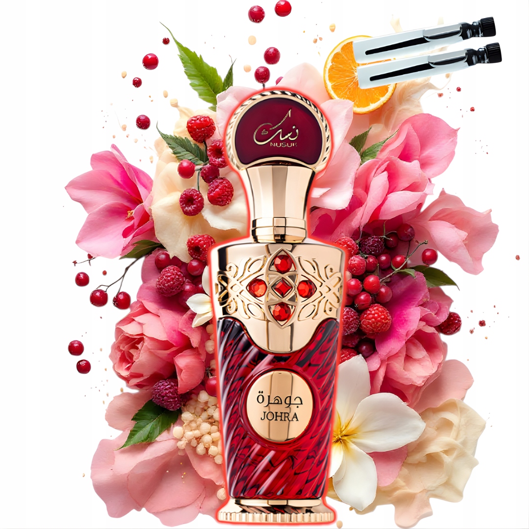 Perfumy Nusuk Johra Extrait 100ml 2 Próbki