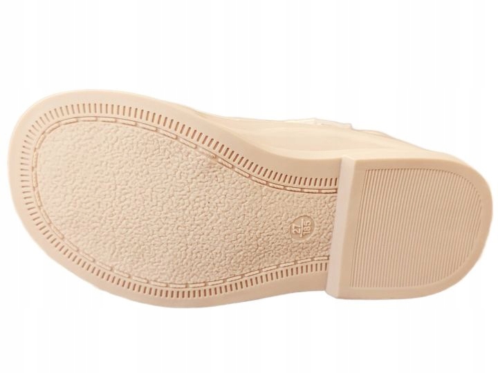 ŚLICZNE balerinki wizytowe Półbuty wesele rzep skóra r. 31 P2-77 Kolor różowy