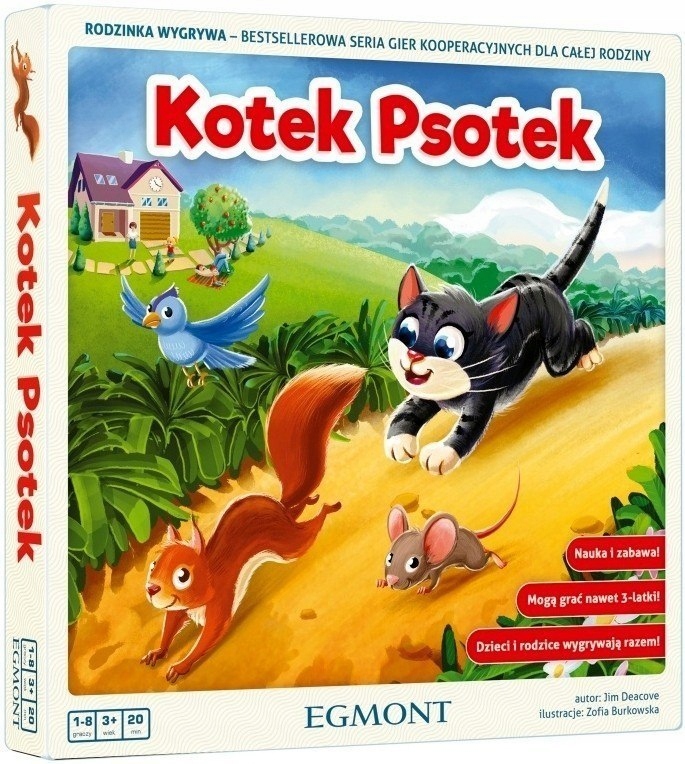 

Kotek Psotek Gra Planszowa Egmont