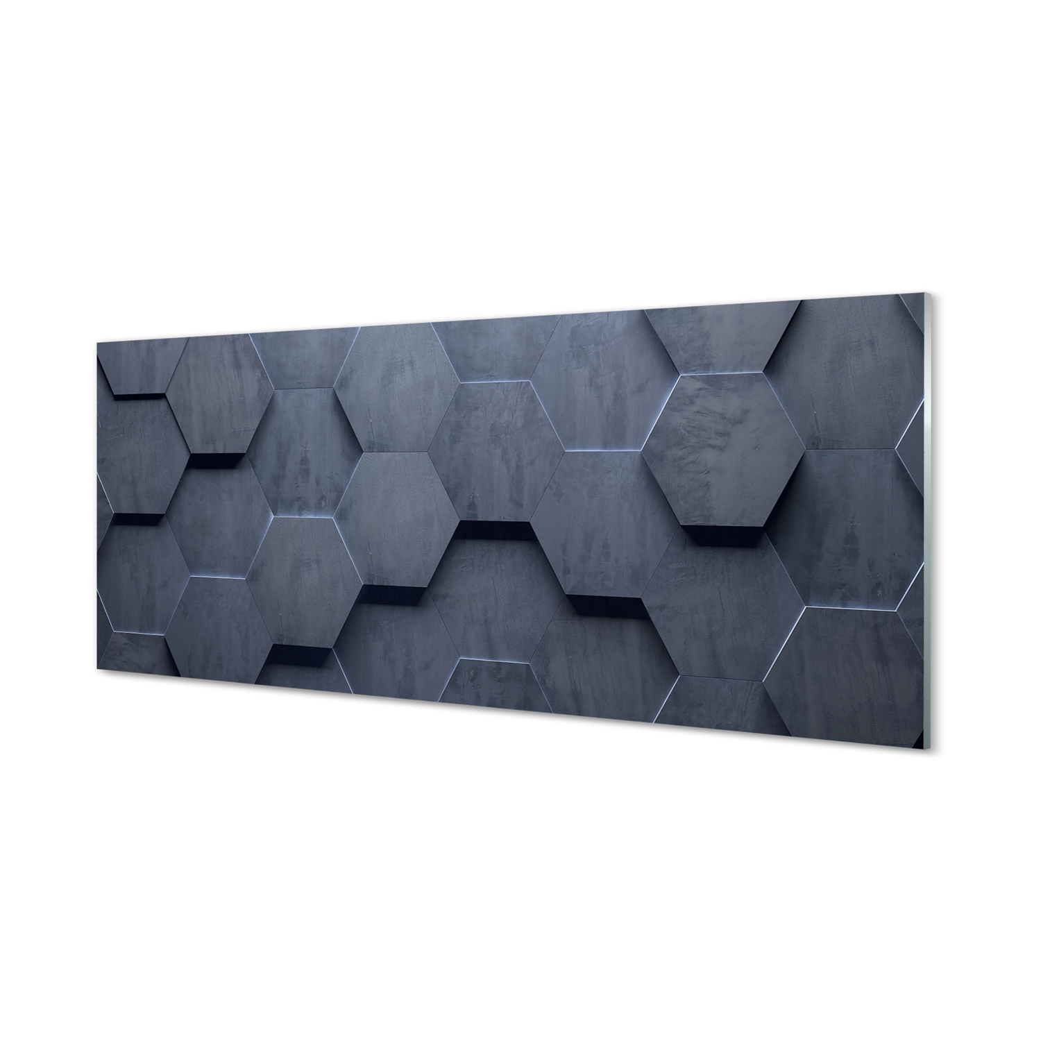 Obraz na skle Kámen beton plátky 125x50