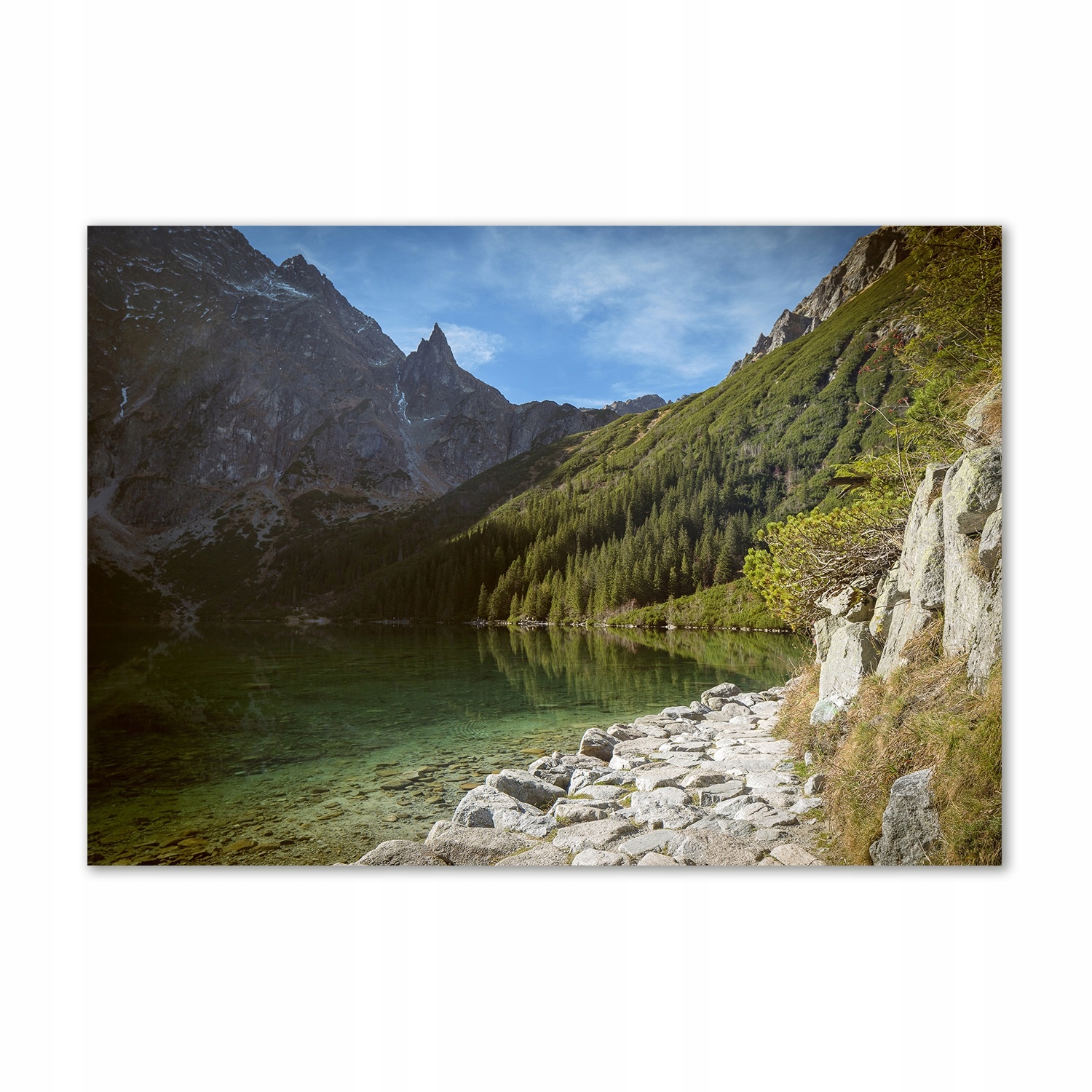 

Foto obraz szkło akryl Morskie oko Tatry 100x70 cm