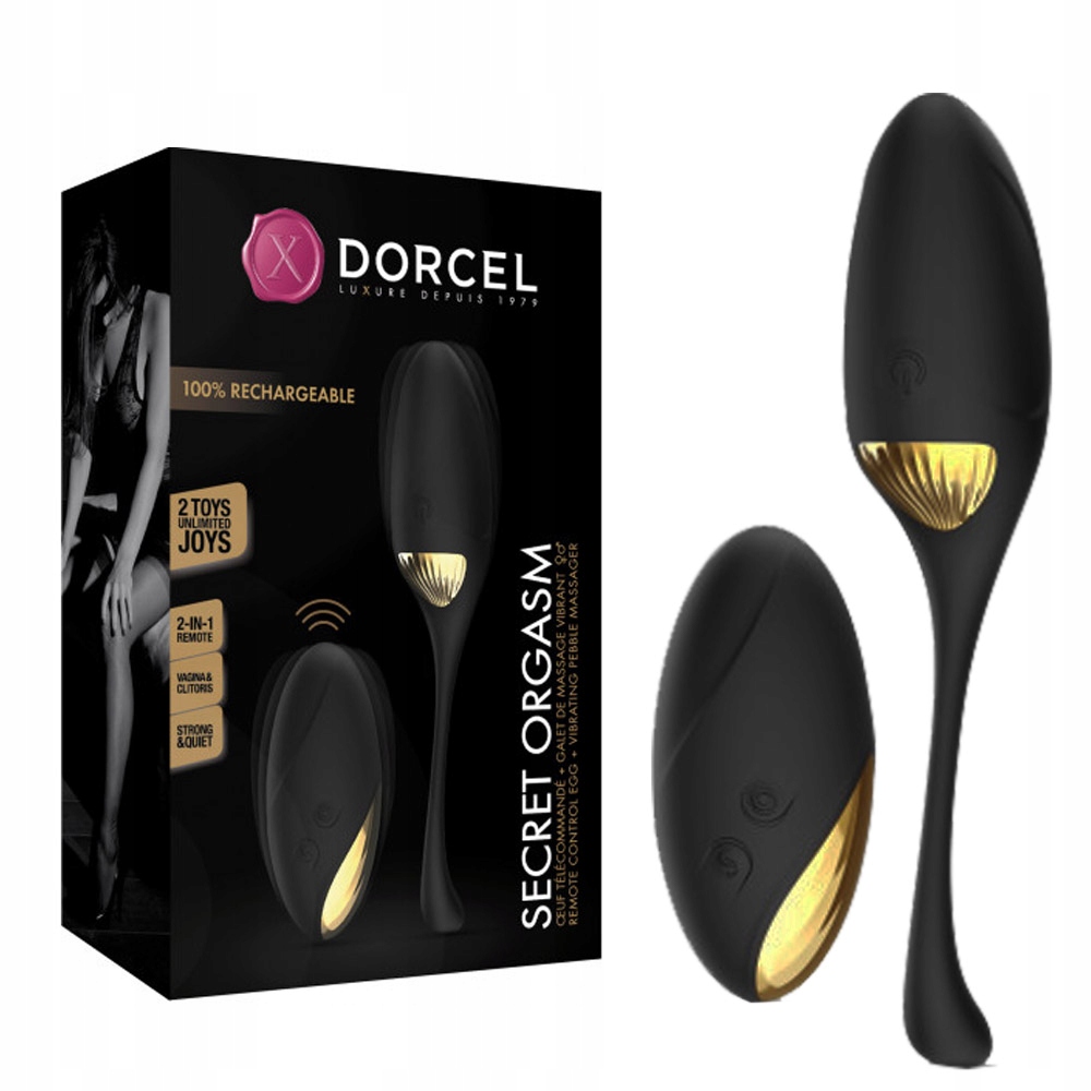 Marc Dorcel Secret Orgasm Black and Gold jajeczko