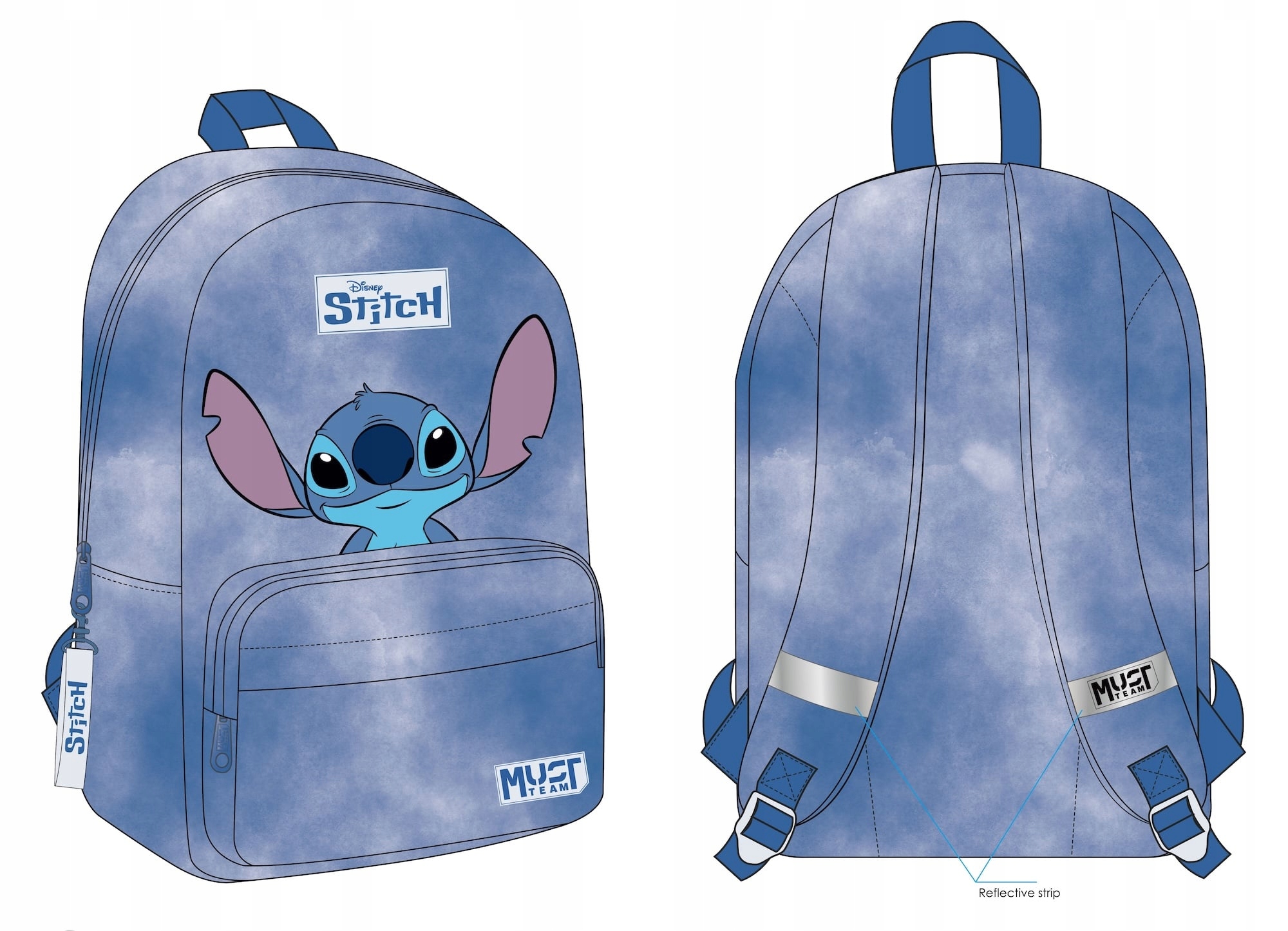 Stitch Denim Batoh '41x29x17 cm